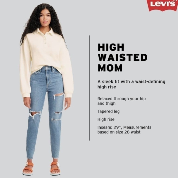 Levi's high-waisted mom jean - Picture 3 of 9